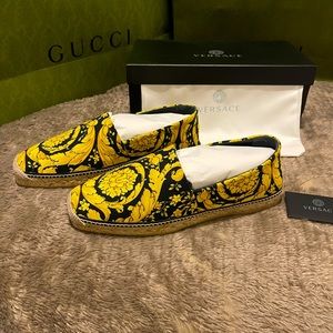 Versace Men’s Barocco Espadrilles EU 47 US 14